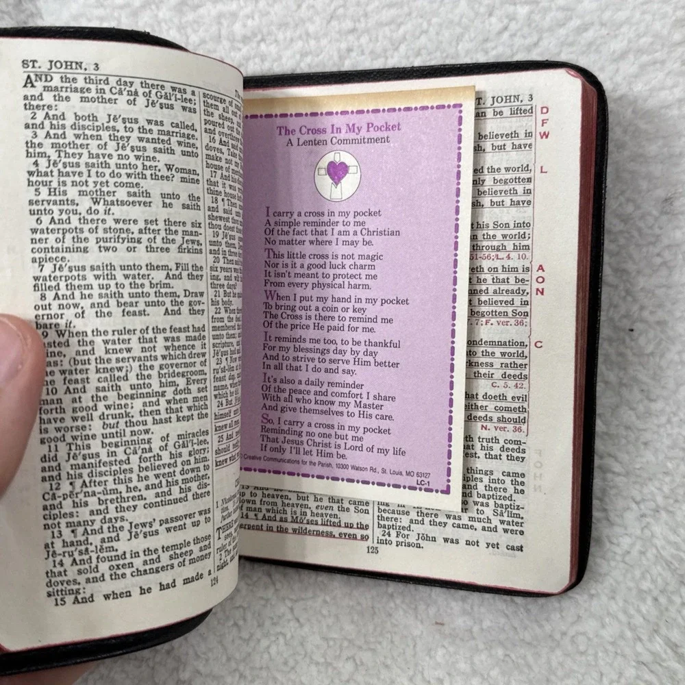 1924 KJV International Christian Worker's New Testament Bible John Winston